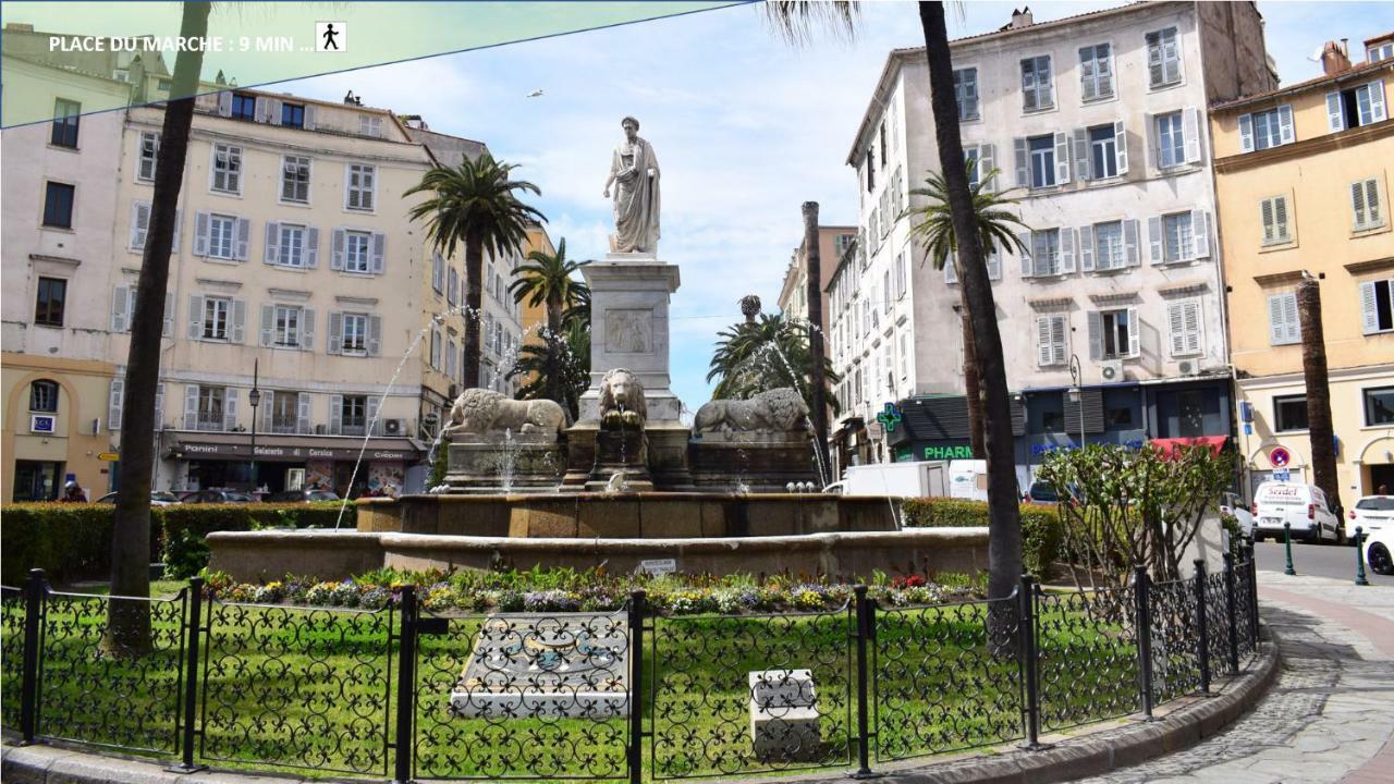 Centre Ajaccio ☆ Wifi ☆ Clim ☆ Plages エクステリア 写真