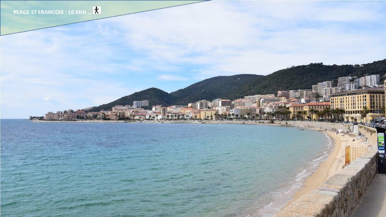 Centre Ajaccio ☆ Wifi ☆ Clim ☆ Plages エクステリア 写真